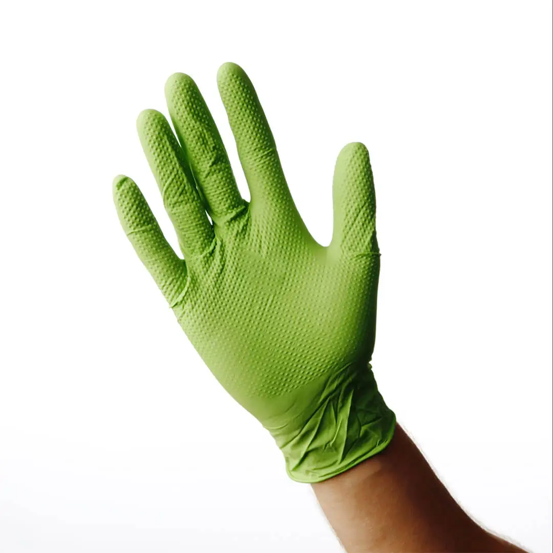 Manuși Nitril Nitro Touch Grasper - Verde - imagine 4